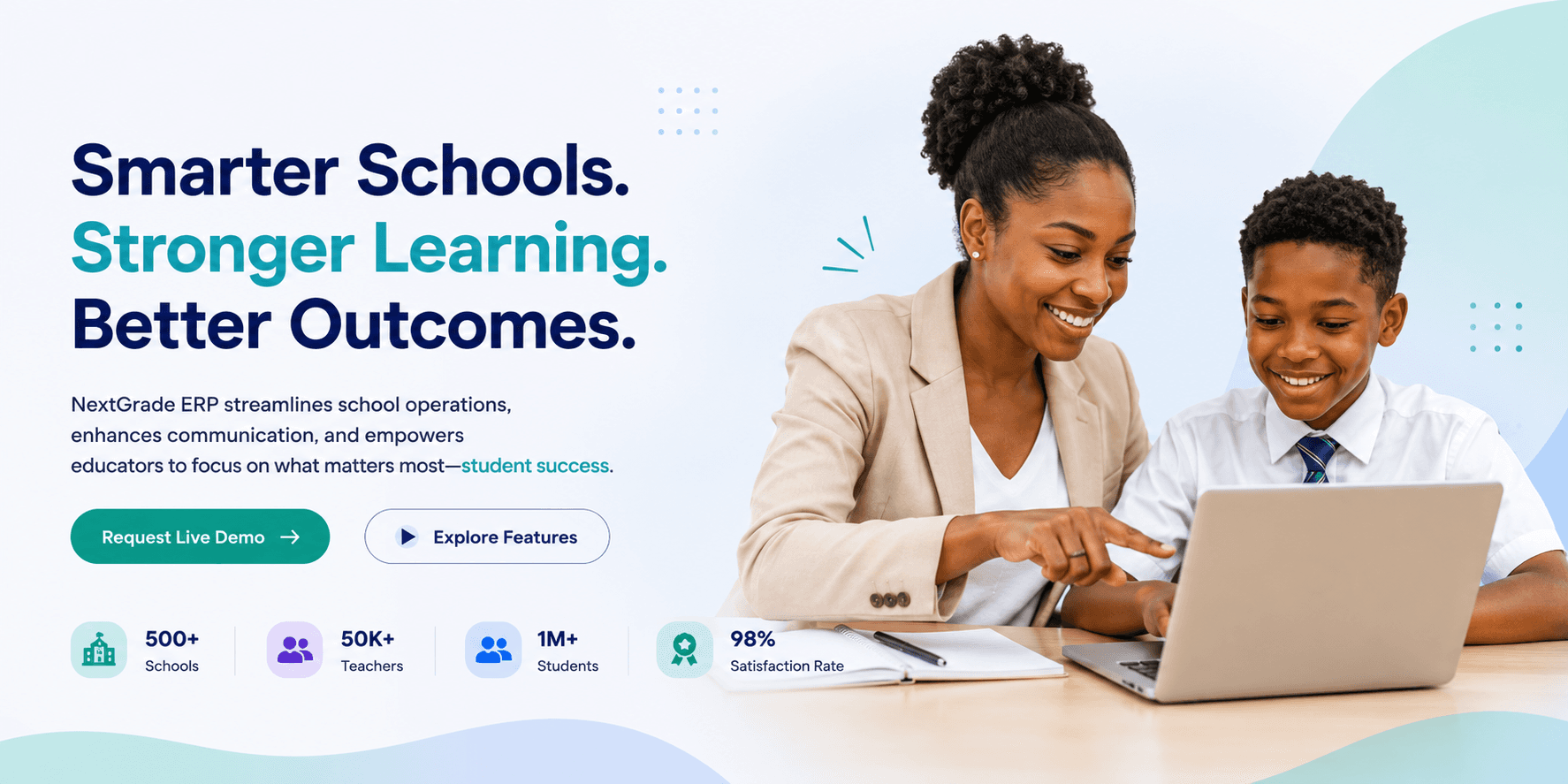 NextGrade smarter schools stronger learning hero banner